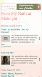 Mobile Screenshot of paintmynailsatmidnight.blogspot.com