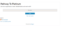 Tablet Screenshot of pathwaytoplatinum.blogspot.com