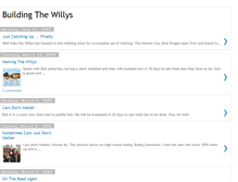 Tablet Screenshot of buildingthewillys.blogspot.com