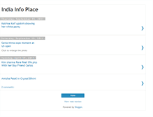 Tablet Screenshot of indiainfoplace.blogspot.com