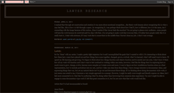 Desktop Screenshot of lawyerresearch.blogspot.com