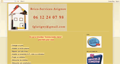Desktop Screenshot of brico-services-avignon.blogspot.com