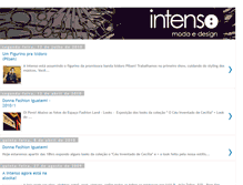 Tablet Screenshot of intensomoda.blogspot.com