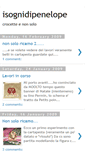 Mobile Screenshot of isognidipenelope.blogspot.com