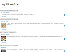 Tablet Screenshot of isognidipenelope.blogspot.com