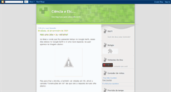 Desktop Screenshot of cienciaeetc.blogspot.com