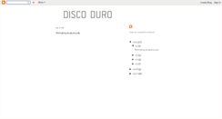 Desktop Screenshot of discoduroblog.blogspot.com