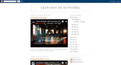 Desktop Screenshot of lecturasdeeconomia.blogspot.com