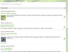 Tablet Screenshot of ansarornitologia.blogspot.com