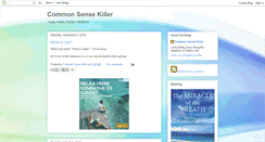 Desktop Screenshot of commonsensekiller.blogspot.com