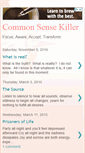 Mobile Screenshot of commonsensekiller.blogspot.com