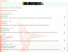 Tablet Screenshot of commonsensekiller.blogspot.com