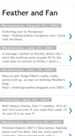 Mobile Screenshot of featherandfan.blogspot.com
