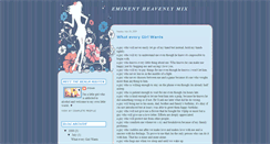 Desktop Screenshot of myeminentheavenlymix.blogspot.com