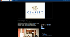 Desktop Screenshot of classiccommunities.blogspot.com