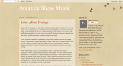 Desktop Screenshot of amandashawmusic.blogspot.com