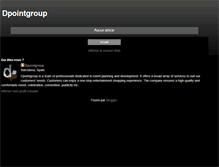 Tablet Screenshot of dpointgroup-dpointgroup.blogspot.com