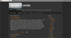 Desktop Screenshot of madrefuente.blogspot.com