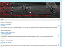 Tablet Screenshot of coundoncourtfc.blogspot.com