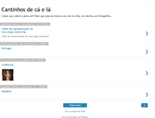 Tablet Screenshot of cantinhos-de-ca-e-la.blogspot.com