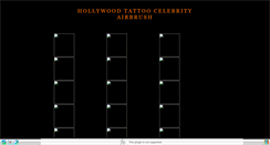 Desktop Screenshot of hollywoodtattoocelebrityairbrush.blogspot.com