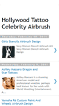 Mobile Screenshot of hollywoodtattoocelebrityairbrush.blogspot.com