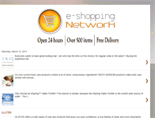 Tablet Screenshot of e-shoppingnetwork.blogspot.com