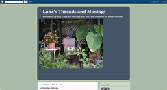 Desktop Screenshot of lanasthreadsandmusings.blogspot.com