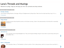 Tablet Screenshot of lanasthreadsandmusings.blogspot.com