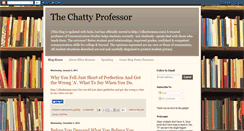 Desktop Screenshot of chattyprof.blogspot.com