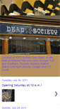 Mobile Screenshot of deadflowersociety.blogspot.com