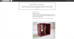 Desktop Screenshot of divinooficioobjetos.blogspot.com