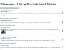 Tablet Screenshot of murrayrivercurlycoatedretriever.blogspot.com