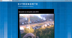 Desktop Screenshot of citronorte.blogspot.com