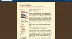 Desktop Screenshot of danosredskins.blogspot.com