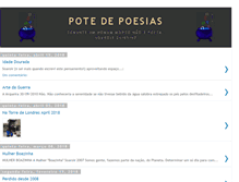 Tablet Screenshot of pote-de-poesias.blogspot.com