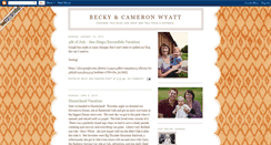 Desktop Screenshot of beckyandcameron.blogspot.com