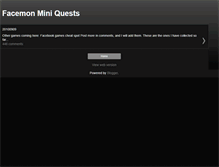 Tablet Screenshot of facemonquests.blogspot.com