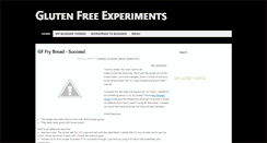 Desktop Screenshot of glutenfreeexperiments.blogspot.com