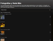 Tablet Screenshot of fotografiasynadamas.blogspot.com