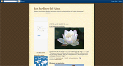 Desktop Screenshot of losjardinesdelalma.blogspot.com