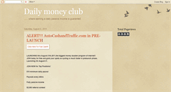 Desktop Screenshot of dailymoneyclub.blogspot.com