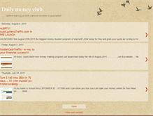 Tablet Screenshot of dailymoneyclub.blogspot.com