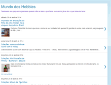 Tablet Screenshot of mundodoshobbies.blogspot.com