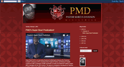 Desktop Screenshot of pastormarcusdavidsonministries.blogspot.com
