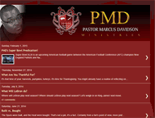 Tablet Screenshot of pastormarcusdavidsonministries.blogspot.com