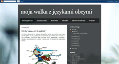 Desktop Screenshot of eksperymentjezykowy.blogspot.com