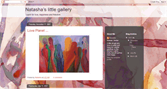 Desktop Screenshot of gallerynatasha.blogspot.com