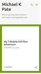 Mobile Screenshot of michaelkpate.blogspot.com