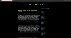 Desktop Screenshot of lar-tech.blogspot.com